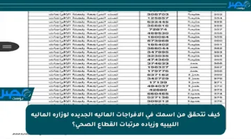 كيف تتحقق من اسمك في الإفراجات المالية الجديدة لوزارة المالية الليبية وزيادة مرتبات القطاع الصحي؟